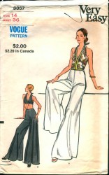 8357 1973 VOG HANKI HALTR TOP LENGTHS, FLOOD PANTS PATTERN 14